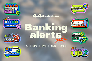 Fintech Onboarding UI Elements Pack, a Decorative Illustration by IMG Visuals