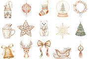 Cute Boho Christmas, an Illustration by Designking (Thumbnail 2 of 5)