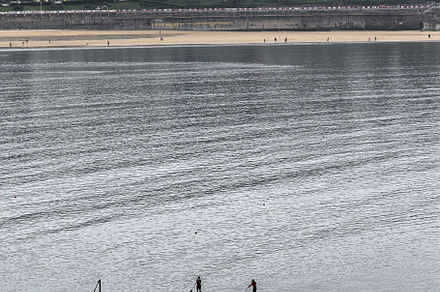 Shell beach in San Sebastian, a Holiday Photo by huertas19