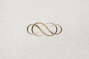 Minimalist Luxury Infinity Logo