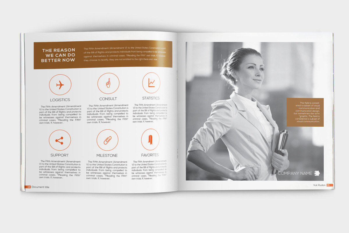 Indesign Red Theme Square Brochure, a Brochure Template by RudanStudio (Photo 11 of 13)