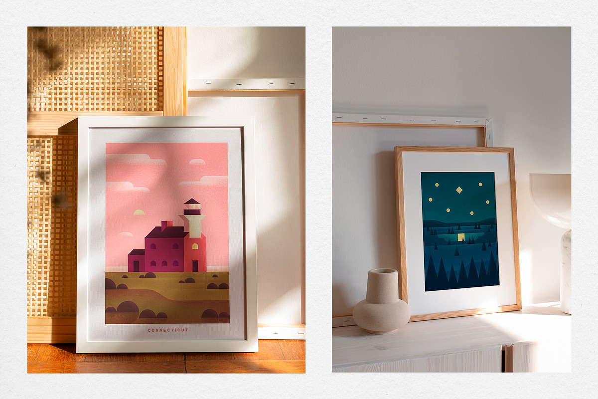 In Search of America. Travel Posters, an Object Illustration by Red Monkey (Photo 8 of 11)