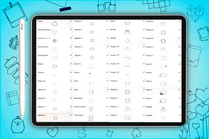 Planner Digital Templates Mockup