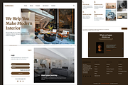 IanInterior-Interior Design Template, a React Template by NomaTemplates (Thumbnail 1 of 12)