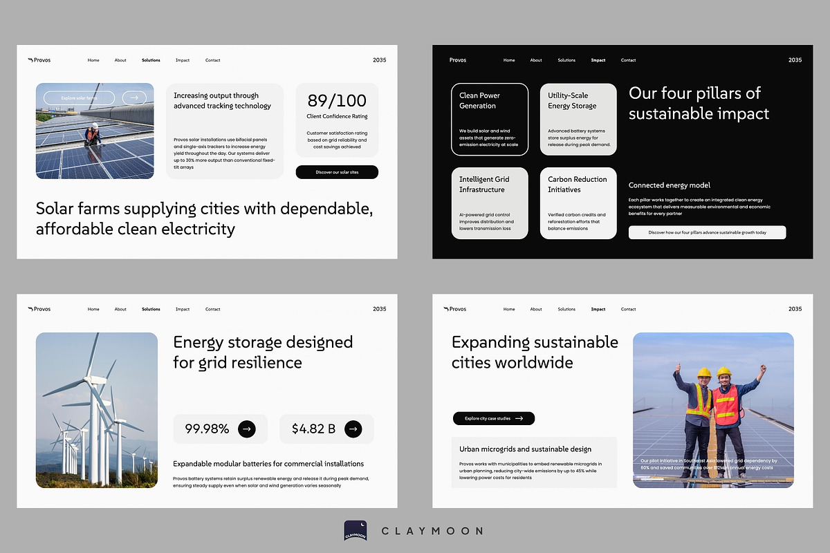 Provos - Clean Energy Pitch Deck, a Presentation Template by Claymoon Lab (Photo 5 of 7)