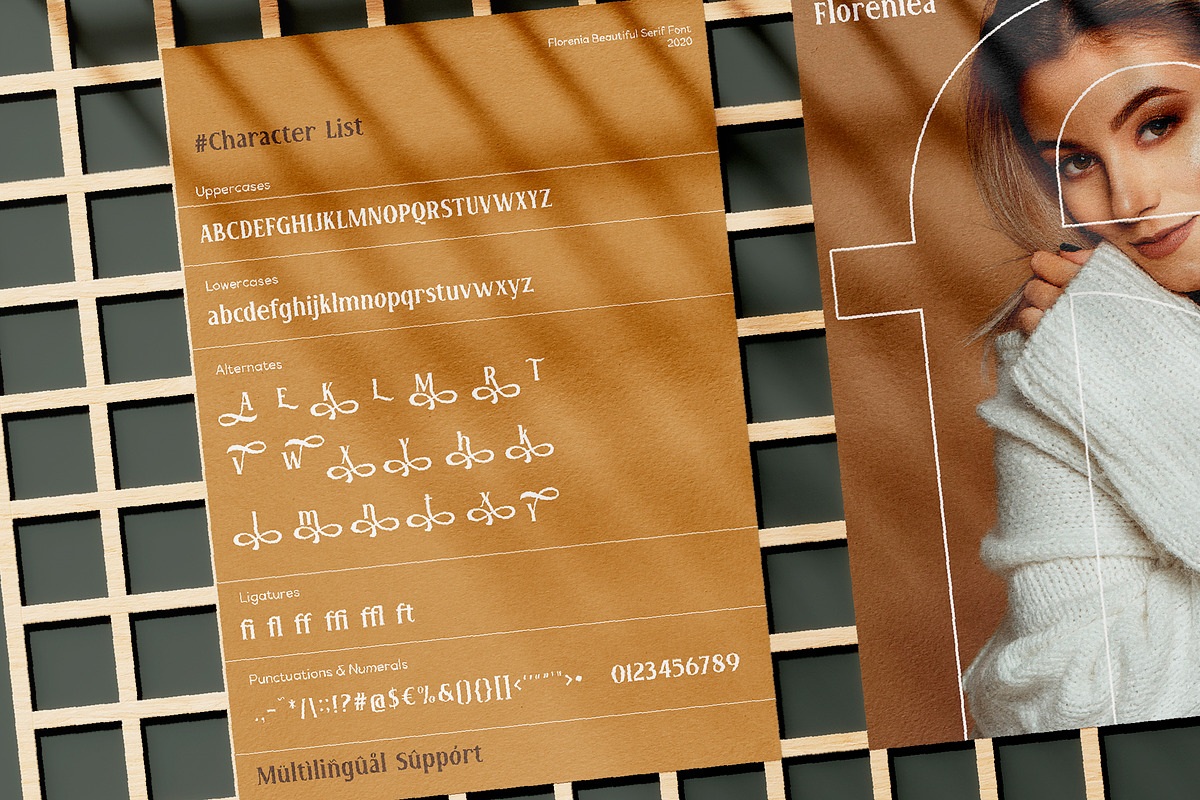 Florenia Display Serif, a Serif Font by Typia Nesia (Photo 11 of 11)