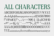 CS Chizue – Condensed Font, a Serif Font by Craft Supply Co. (Thumbnail 8 of 8)