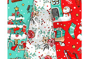 Winter digital paper, Christmas, a Pattern Graphic by Collart Studio (Thumbnail 7 of 9)