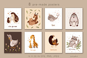 Mother and baby animals collection, an Animal Illustration by JulzaArt (Thumbnail 4 of 9)