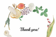 Watercolor mushrooms collection, a Pattern Graphic by ramika (Thumbnail 4 of 5)
