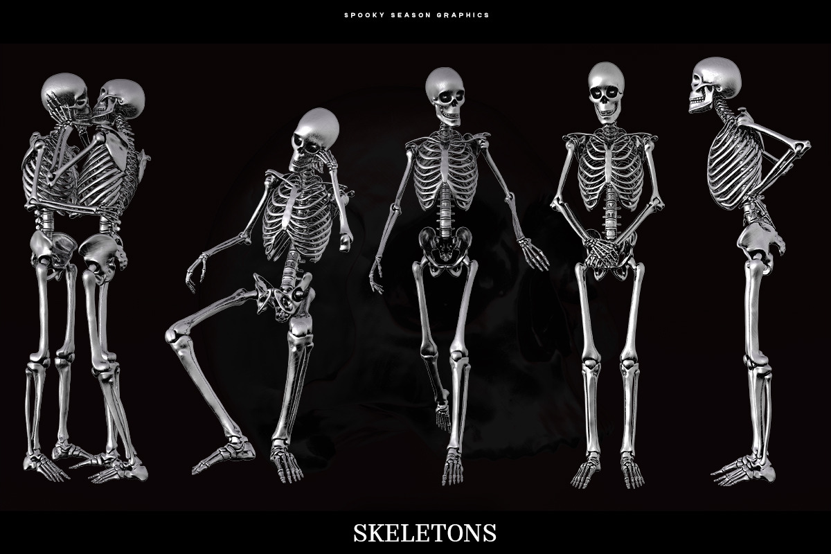 Very Scary - 3D Chrome Objects, a Graphic by saintricchi (Photo 3 of 8)