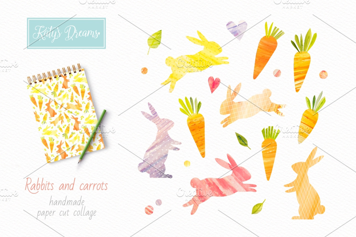 Collage Spring, an Animal Illustration by Ekaterina Mikheeva (Photo 2 of 9)