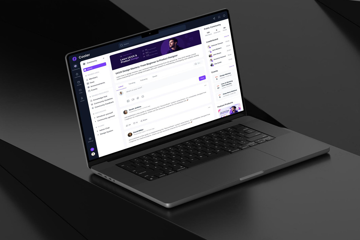 AI Community Learning UI Kits, an UI Kit Template by Lumina_ui_ux202 (Photo 5 of 5)