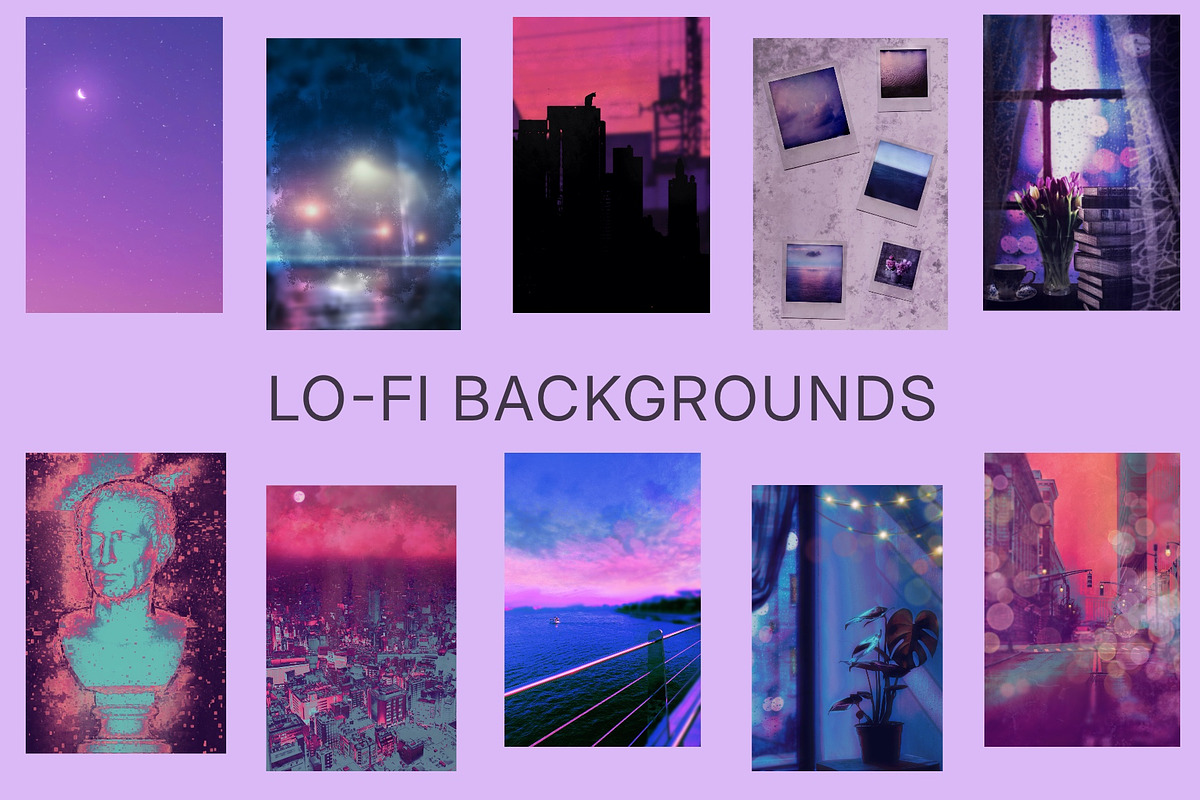 lo-fi backgrounds, a Background Graphic by Victoria Obscure (Photo 1 of 3)
