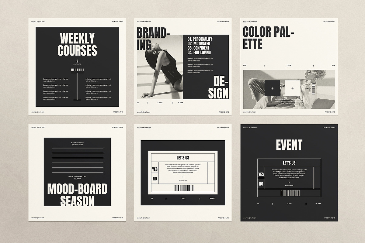 Social Media Post Template Canva, a Social Media Template by TemplatesForest (Photo 3 of 3)
