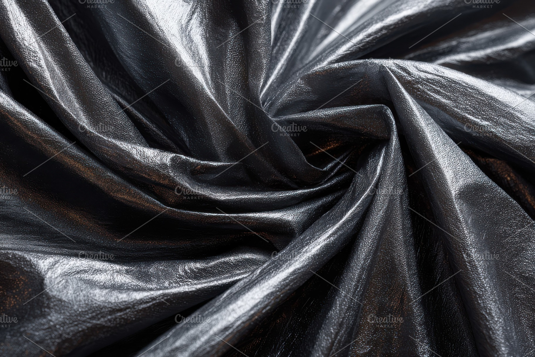 Swirling Silver Fabric Luxurious Tex, a Photo by Pixeness Studio