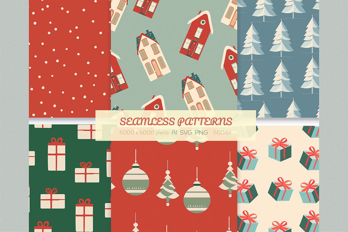 Retro Christmas Graphics Collection, an Object Graphic by NatalieArtsDenysenko (Photo 9 of 15)
