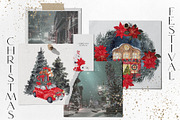 Watercolor Christmas Festival., an Object Illustration by ma_i_vi (Thumbnail 2 of 14)