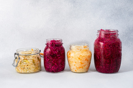Fermenting cabbage, sauerkraut, a Food & Drink Photo by Pandateam