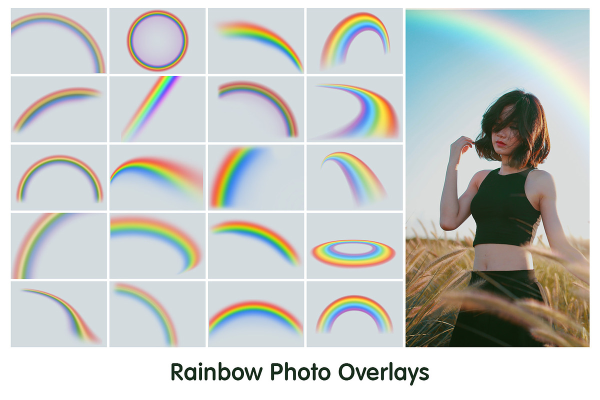 Rainbow Natural Light Overlays preview 2