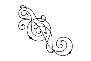 Line curl element.