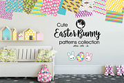 EASTER BUNNY Pattern collection, a Pattern Graphic by PrettyPatterns (Thumbnail 1 of 5)