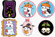 Halloween Cute Frame Clipart Bundle, an Illustration by Canvas Craft (Thumbnail 3 of 7)