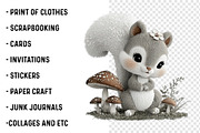 Whimsical Animals Clipart, an Illustration by SinaCreation (Thumbnail 3 of 6)