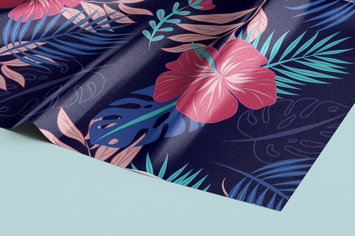 Square Scarf Mockup, a Product Mockup by Graphicboom (Photo 6 of 6)