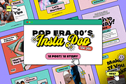 Pop Era 90s Vol.2 - Instagram Retro, a Social Media Template by Sixtysix Labs (Thumbnail 1 of 10)