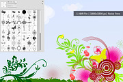 Floral Photoshop Brushes preview 5
