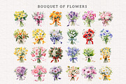 Birth Month Flower Clipart Bundle, an Illustration by PaintPixelCo (Thumbnail 11 of 14)