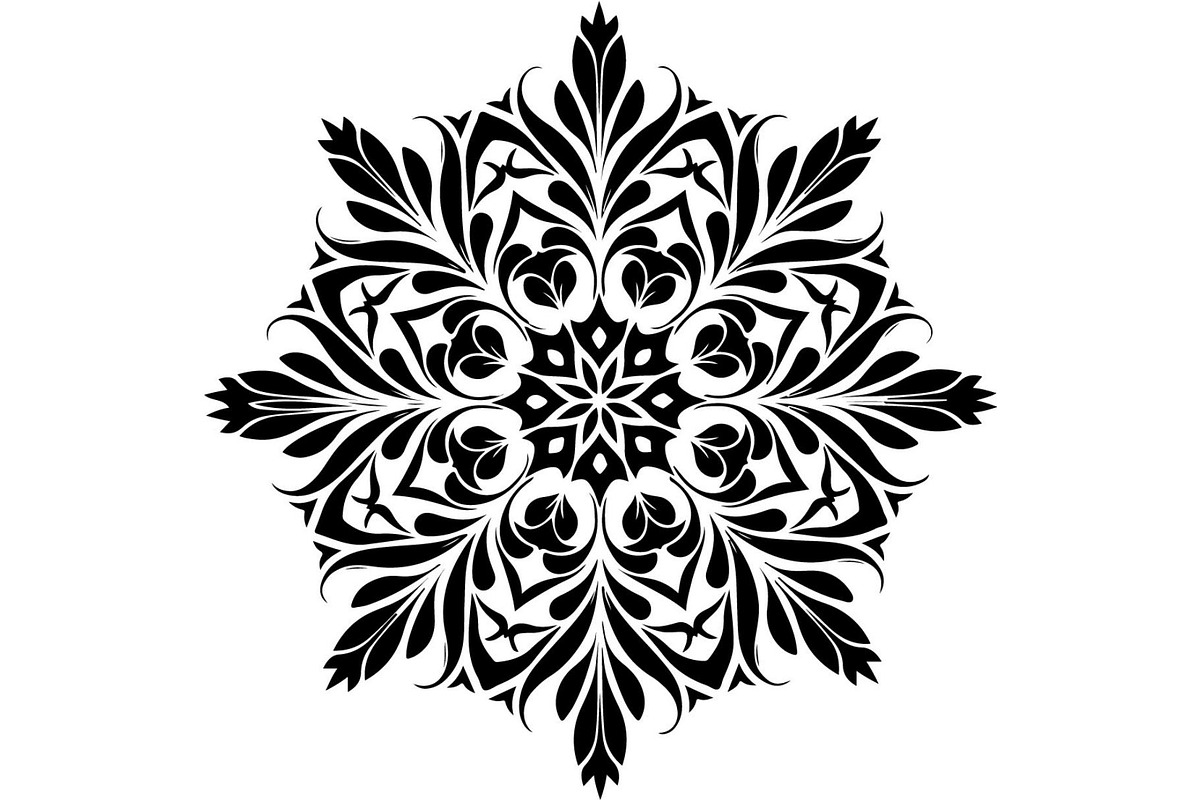 Vintage Floral Mandala Bundle, a Decorative Illustration by Designer_Momina (Photo 2 of 20)