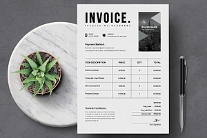Invoice Template, a Stationery Template by MightyDesign