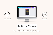 Christmas Dinner Party Mobile Invite, a Social Media Template by Adored Templates (Thumbnail 8 of 10)
