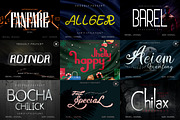Display & Script Font Bundle, a Serif Font by mahstudios (Thumbnail 14 of 17)