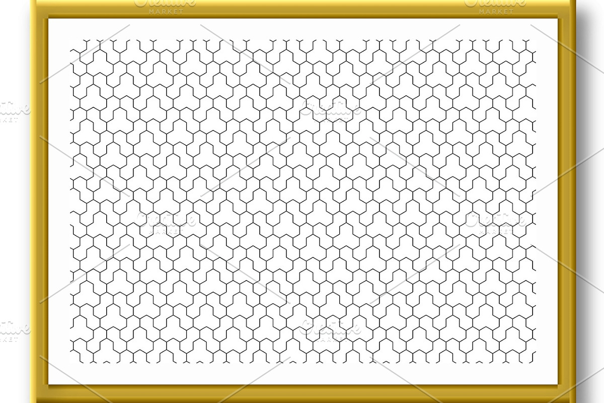 Seamless Geometric Background, a Decorative Illustration by FineArtStudio (Photo 3 of 3)