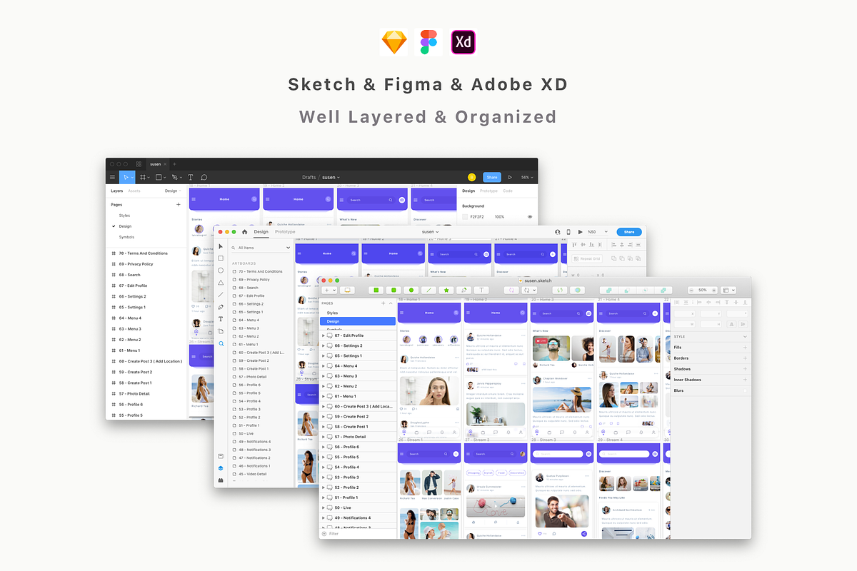 Susen - Social Network App UI Kit, an App Template by Betush (Photo 5 of 6)