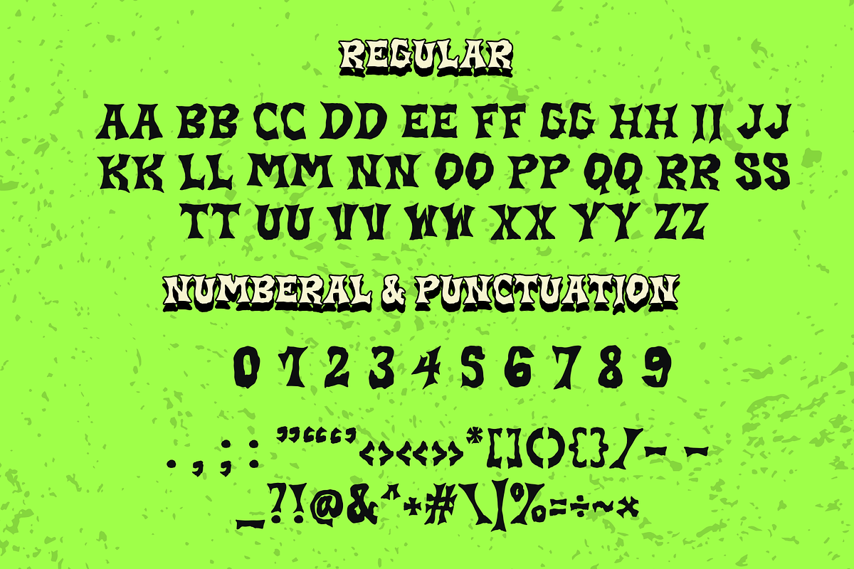 Haunted Letters is a Halloween font, a Handwritten Font by Brown Cupple (Photo 11 of 11)