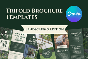 Landscaping Brochure Templates
