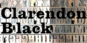 Clarendon Black, a Slab Serif Font by Wooden Type Fonts (Thumbnail 6 of 6)