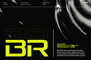 BERSAN – Futuristic Modern font, a Sans Serif Font by Vroz Studio (Thumbnail 7 of 8)