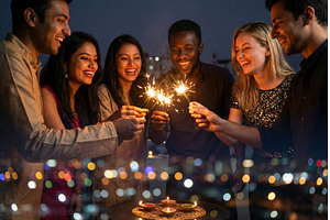 Friends Light Celebration, a Person Photo by CREATIVEDEF