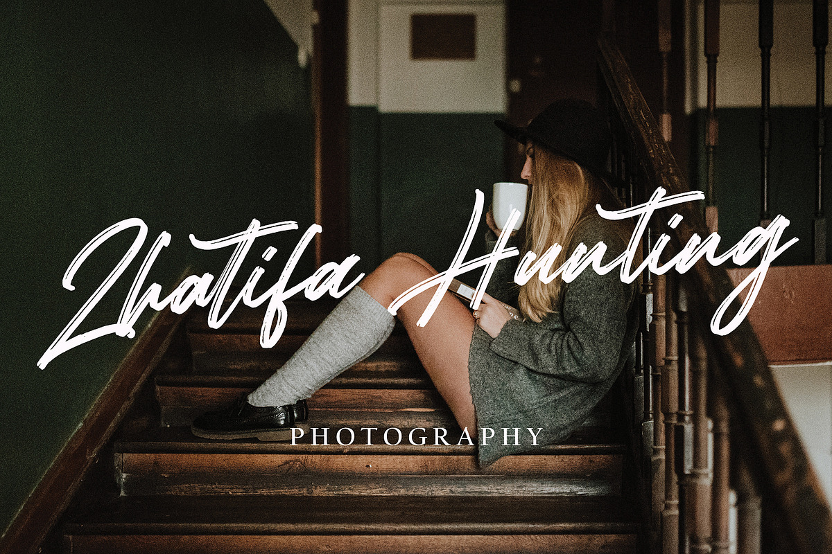 Bhatera Black Friday, a Script Font by pineungtype (Photo 8 of 8)