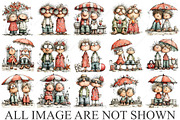 Whimsical Senior Couple Summer PNG, a Seasonal Illustration by Canvas Craft (Thumbnail 4 of 10)