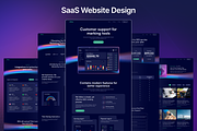 Marketing SaaS Website Design, an UI Kit Template by Ahmed Rubel (Thumbnail 4 of 5)