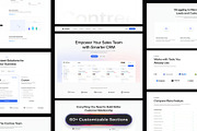 Contree CRM Website Template UI Kit, an UI Kit Template by Lumina_ui_ux202 (Thumbnail 6 of 8)