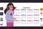 2026 Women's Wall Calendar, a Wallpaper Photo by DigitalsDesigns (Thumbnail 1 of 2)