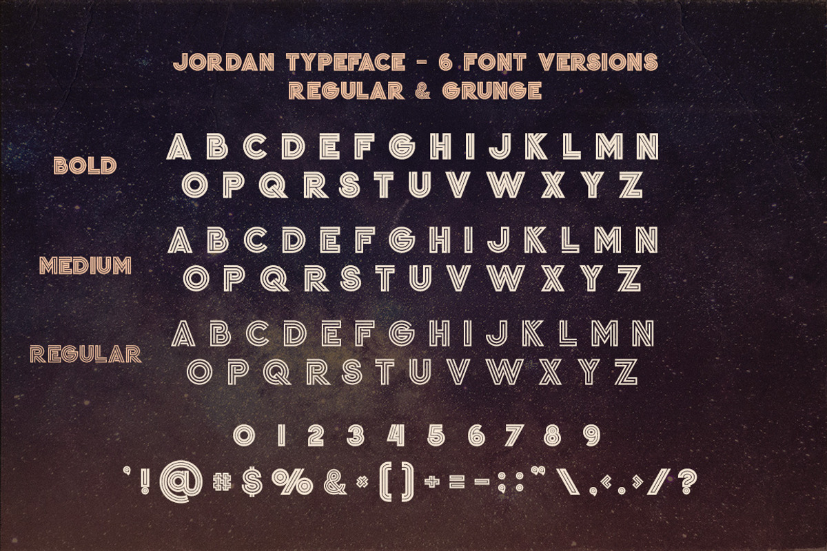 Jordan - Display Font preview 2