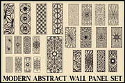 Modern Geometric Wall Panel Bundle, an Illustration by Designs_River (Thumbnail 1 of 7)